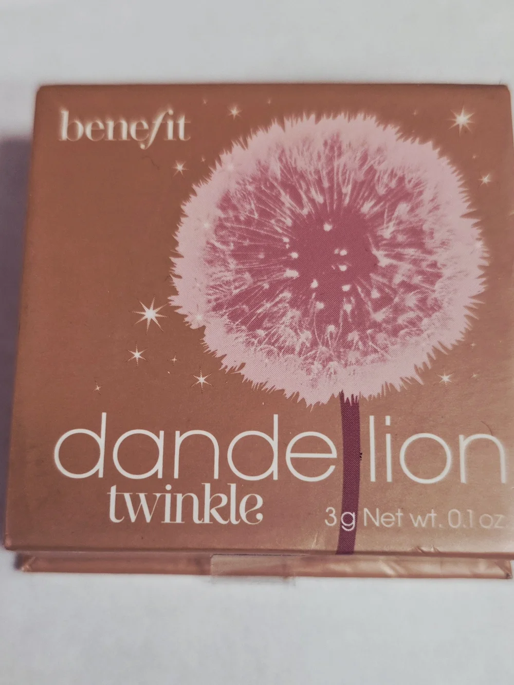 Benefit Dandelion Twinkle Glow Powder Shade Soft Nude Pink